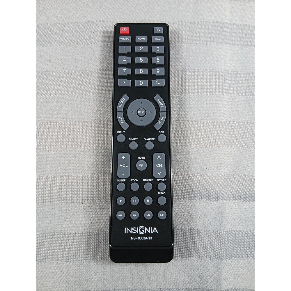 Insignia TV Remote Control NS-RC03A-13 Replacement for LED LCD Plasma TV